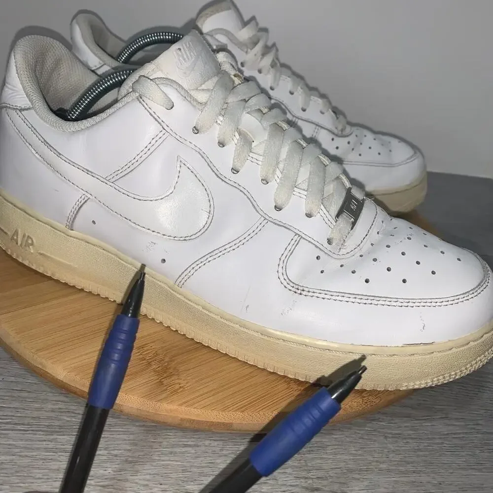 Nike Air Force One AF1 Low Men’s Size 11 Triple White Sneaker Shoes 315122-111